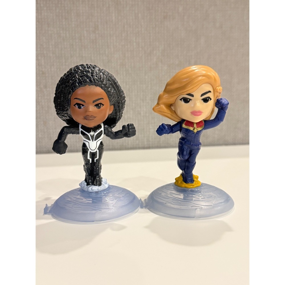 Marvel The Marvels Captain Marvel & Monica Rambeau Mini‎ Figure Set 2pc